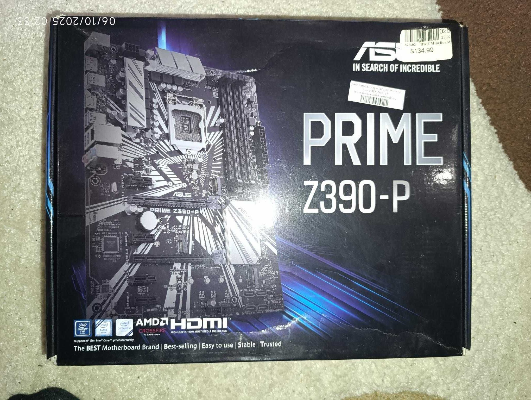 Дънна платка Asus Prime Z390-P LGA 1151