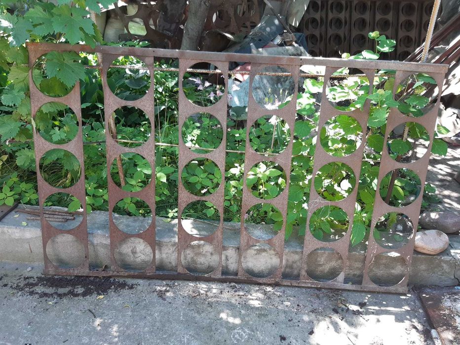 дачно - декоративный металлический забор и сегменты в отдельности