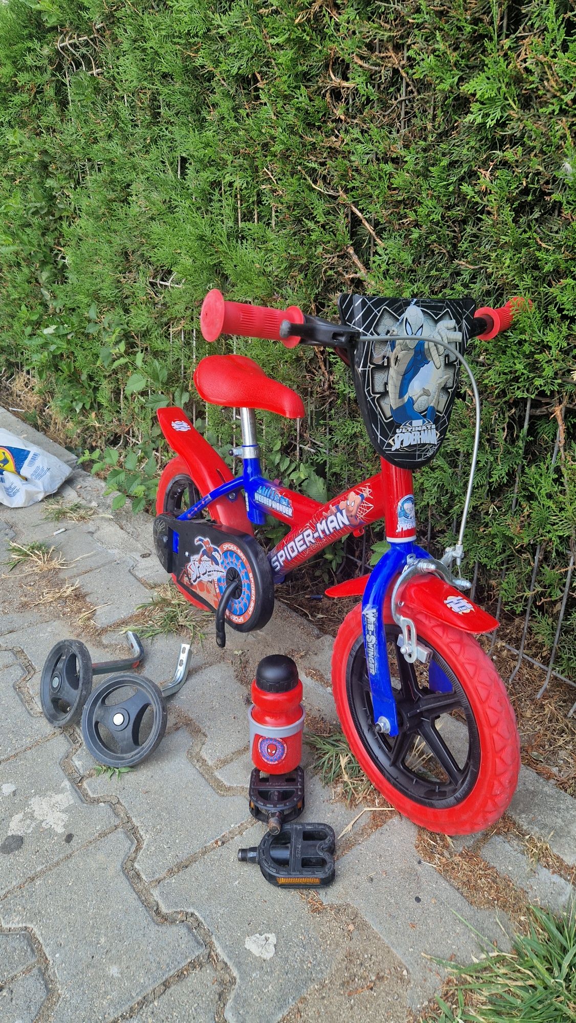 Bicicleta copii spiderman