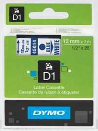 Etichete DYMO 45014 LabelManager D1, 12mm x 7m, albastru/alb, S0720540