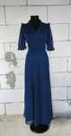 Rochie vintage bleumarin