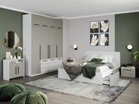 Set Mobila Dormitor Casmir / Alb Soares C24