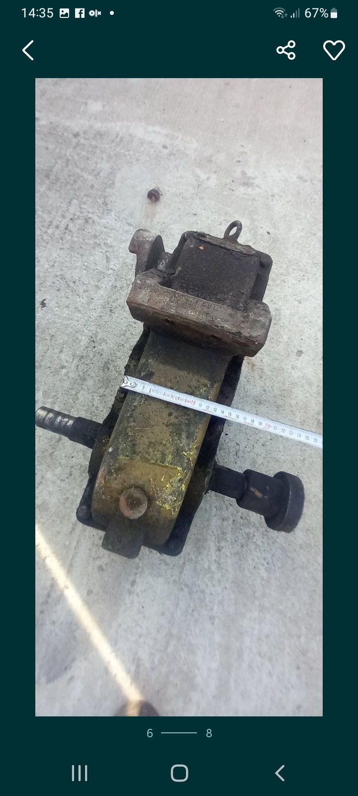reductor raport 22 la 1 cântăreste 100 kg
