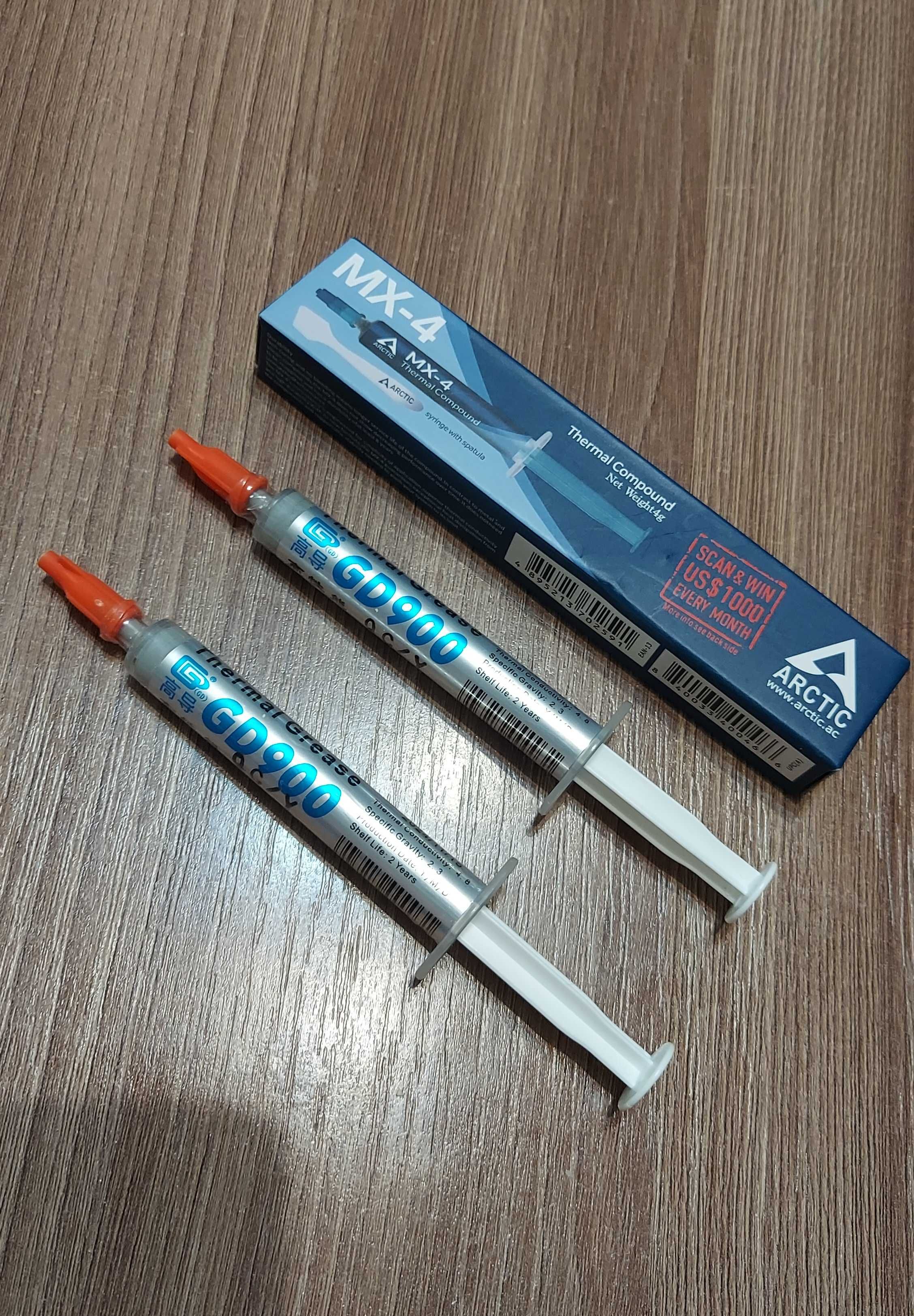 Термопаста GD900-3гр  ---   MX4-4гр и в комплкте лопатка идёт!