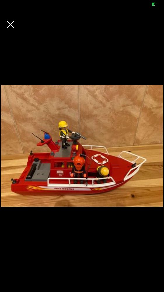 Barcă pompieri-Playmobil