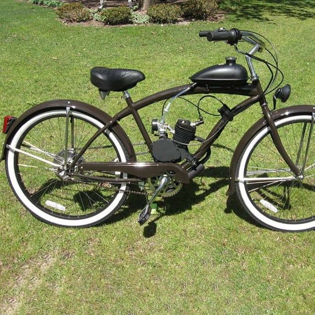 Kit motor bicicletă 80cc Negru SIGILAT