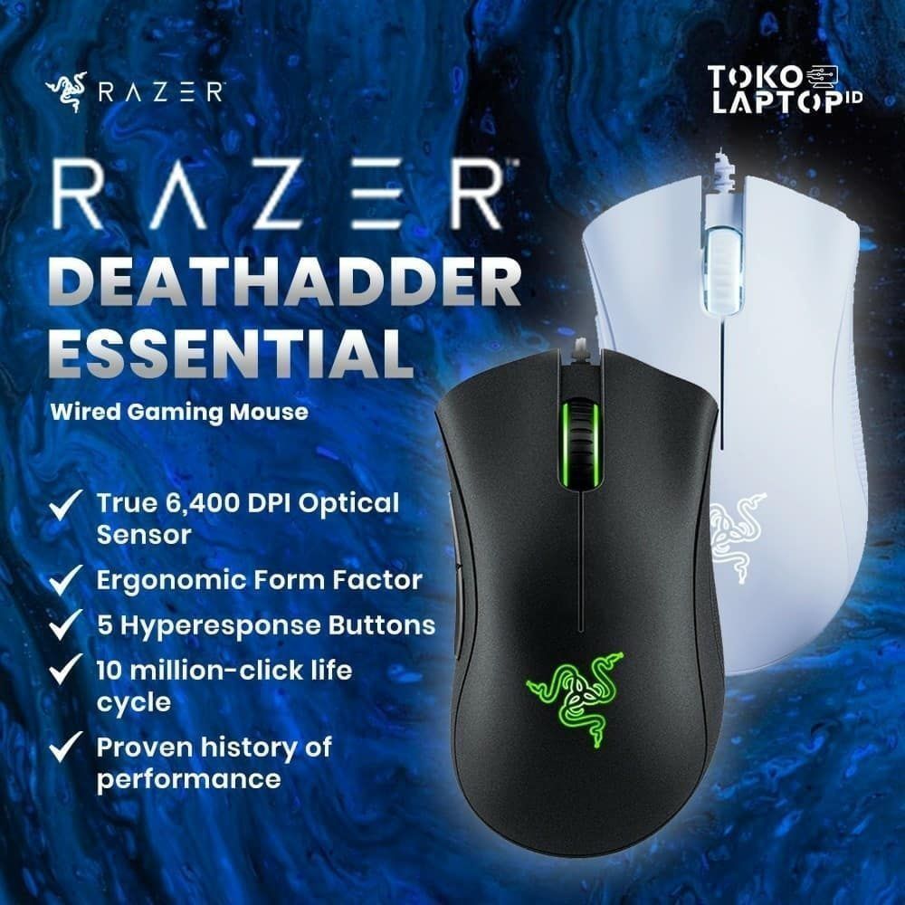 СКИДКА! RAZER Deathadder Essential Игровая мышка/мышь/mishka /DPI 6400