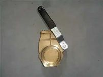 Robinet paleta dubla flansa cu filet de 4" cu maneta vidanja ITALIA