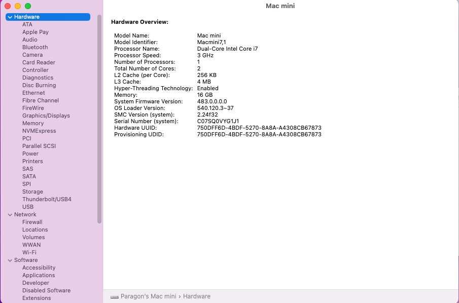 Компактен десктоп Mac Mini Late 2014 - i7/16GB DDR3/480GB SSD