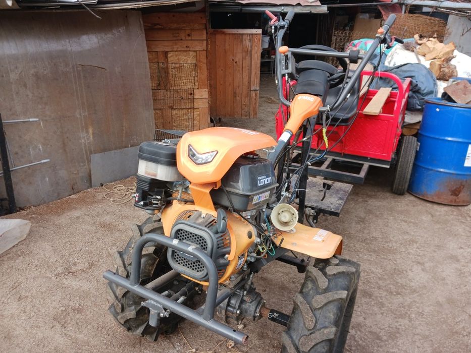 Motocultor O-Mac 13 CP Remorca ROTAKT
