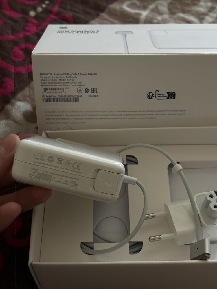 макбук зарядка ноутбук macbook magsafe 1-2-3 type-c блок питания
