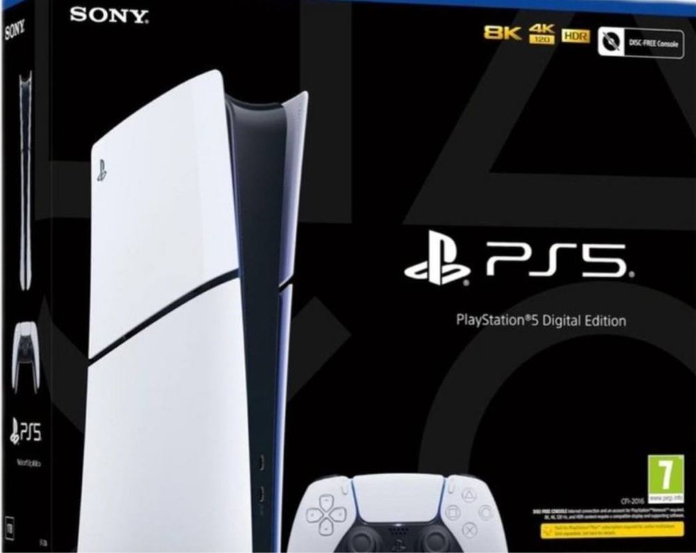 EURO new PlayStation 5 Slim Digital (U.A.E) плейстейшн 5 слим