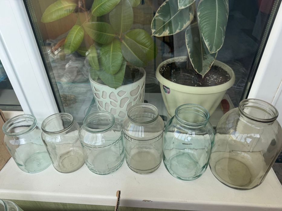 Стеклянные Банки! Любого размера есть!