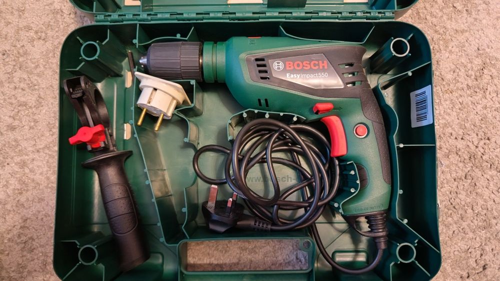 Masina de gaurit cu percutie Bosch EasyImpact 550, 550 W