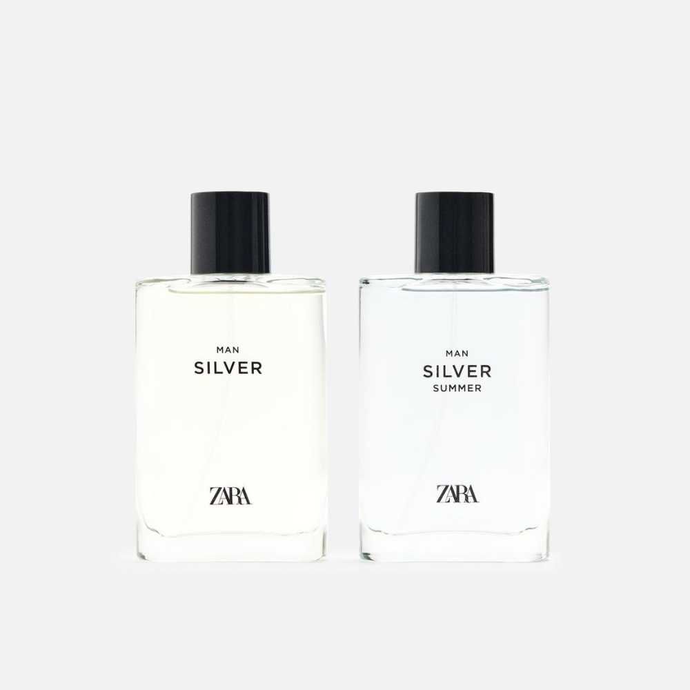 (original) ZARA Silver + Silver Summer / парфюм / духи / parfum / atir