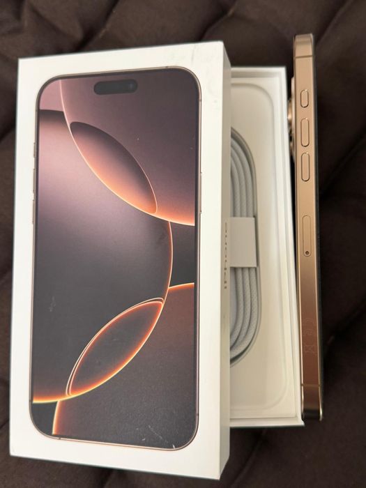 iPhone 16 Pro Max – Desert Titanium – 256 GB – 96% baterie