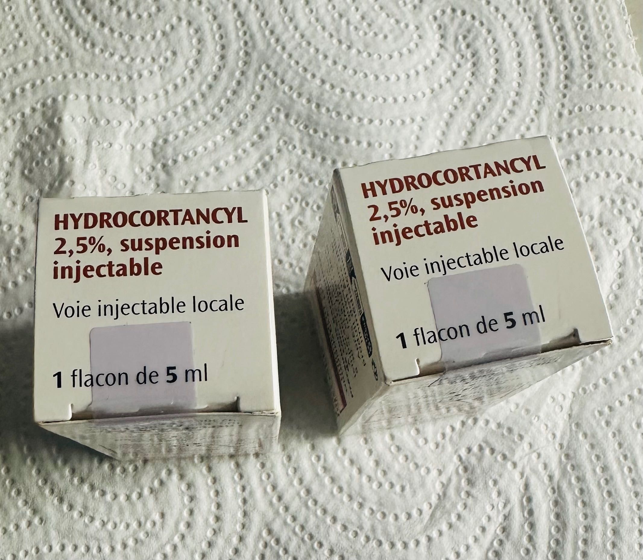 Infiltrație Coloanǎ Franța HYDROCORTANCYL 2,5%, suspension injectabil