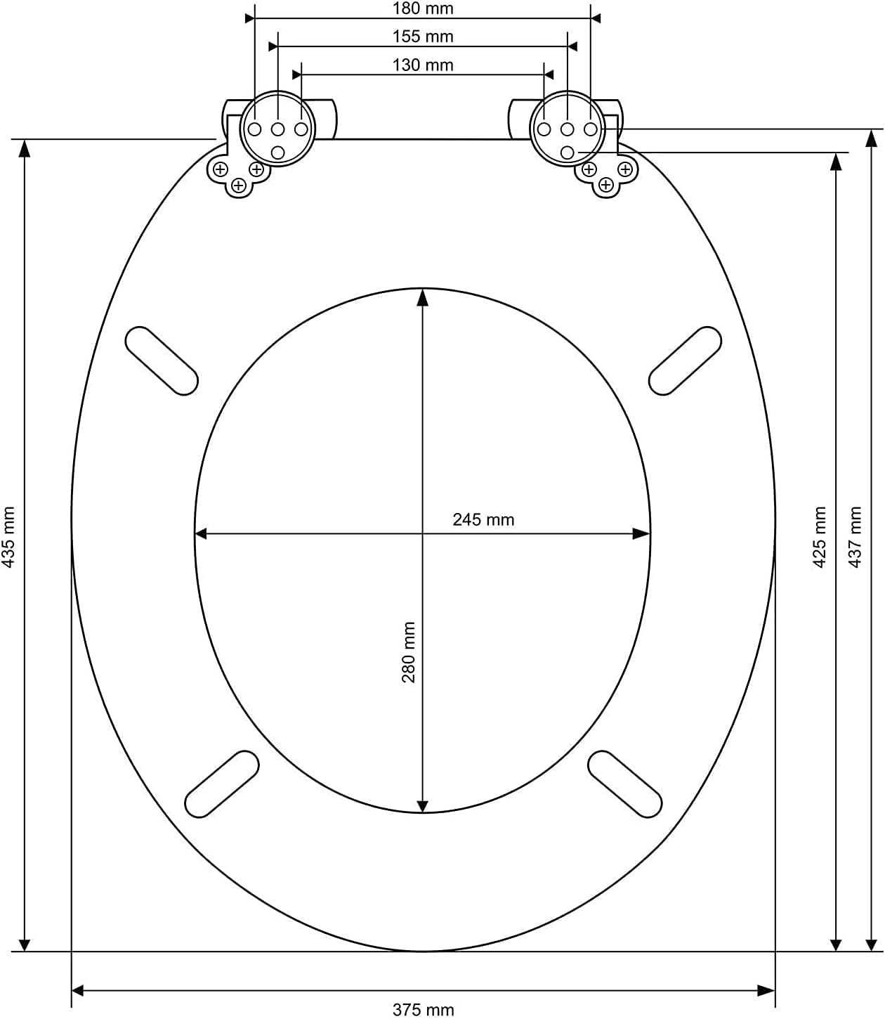 Scaun/Capac toaleta/WC MDF, atibacterian, Soft Close, de la 289RON