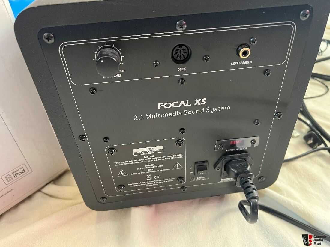 ocazie sistem boxe audiophile hifi focal xs 2.1