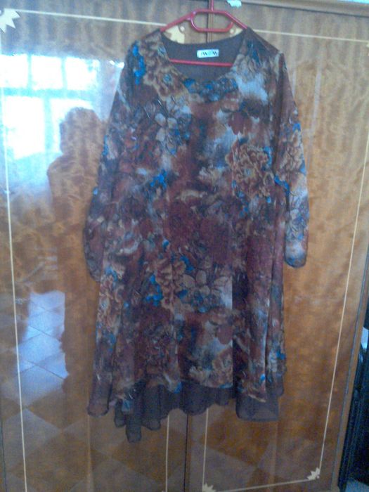 Rochie din voal, lungă, vaporoasă de ocazie