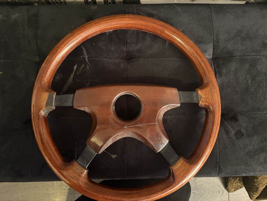 Ретро дървен волан MADE IN ITALY