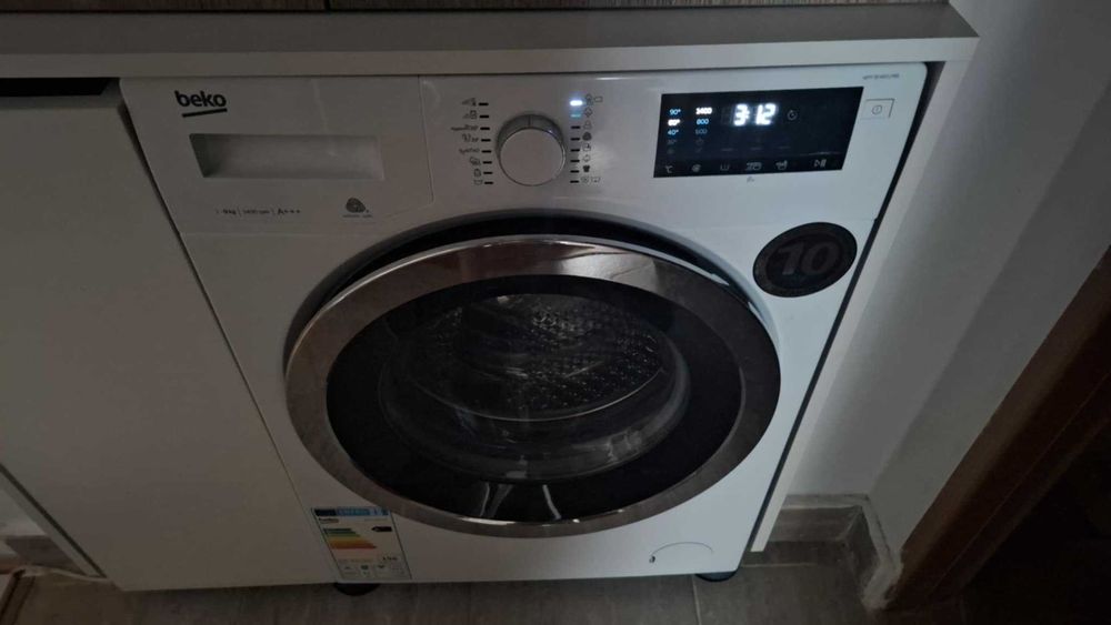 Beko WMY81483LMB1, 8 kg, 1400 RPM, Clasa A, Motor ProSmart Inverter