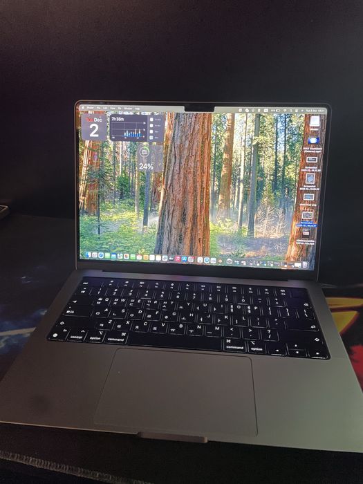 Macbook pro m2 pro 16 yadrolik 16/512 10 soatdan kopga yetadi quvati