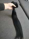 Vând extensii clip on, negre, 65 cm