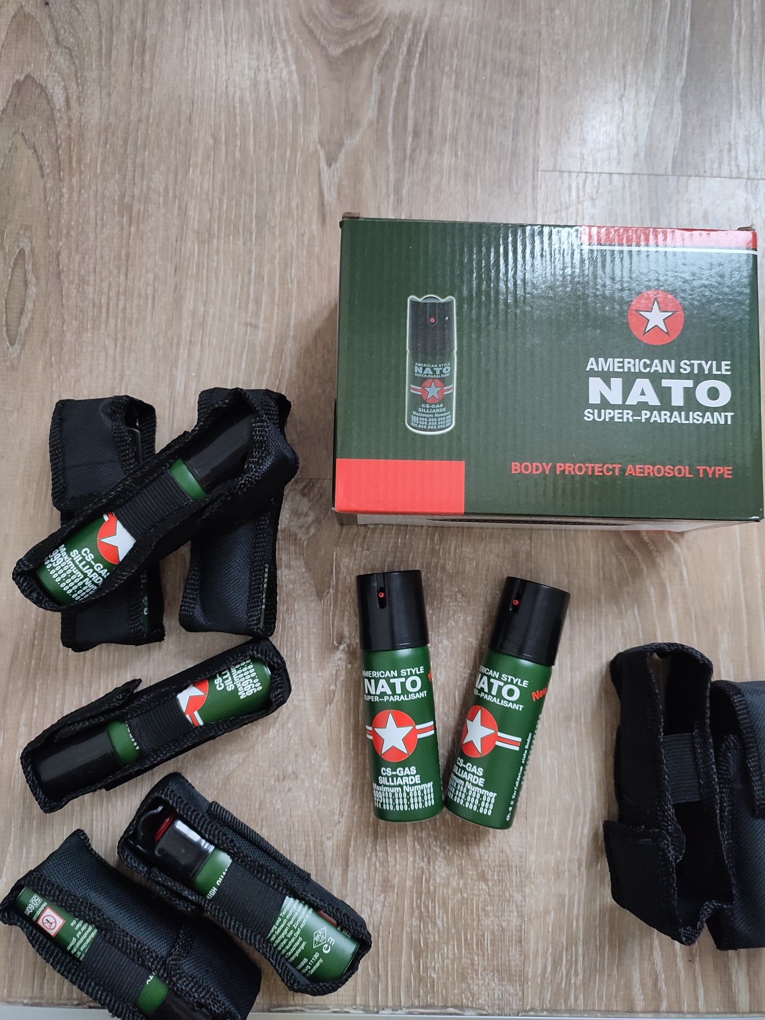 Spray paralizant autoapărare NATO