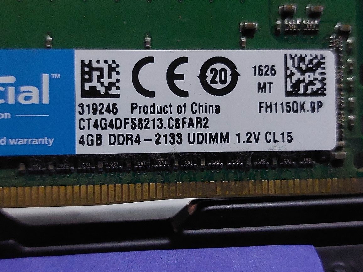 Rami ddr4, 2x8gb