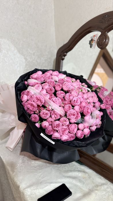 Цветы розы букет покупалось сегодня