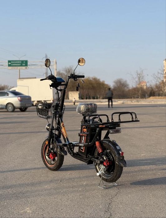 Электровелосипед , скутер с багажом