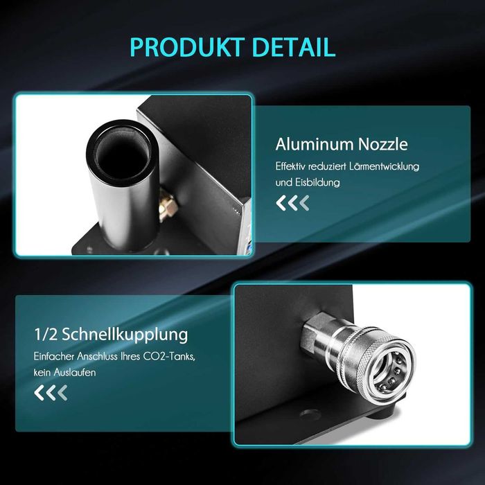 DMX Цифрова CO2 джет машина, машина за дим, професионален CO2 сценичен