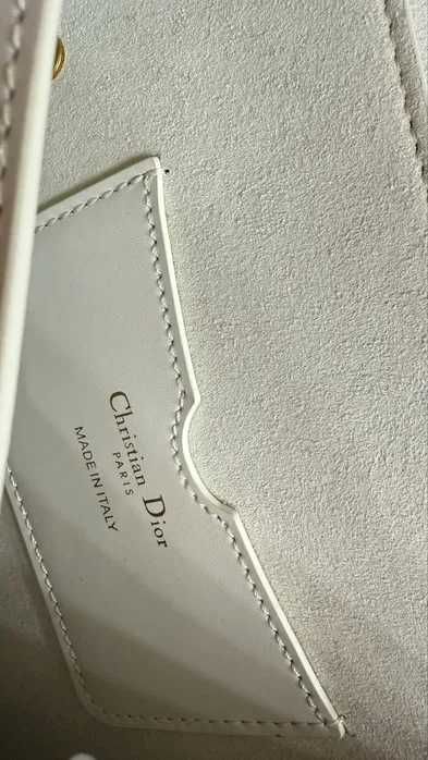 Geanta Dior 30 Montaigne, Blanc Lăptos, 22 cm