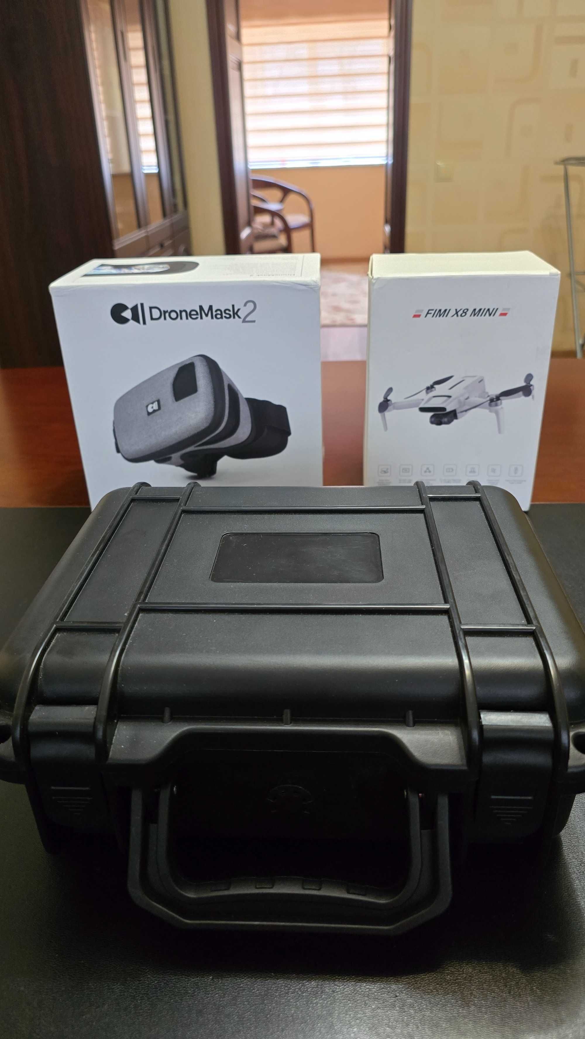 Дрон Fimi X8 mini с маской Dronemask2 (почти FPV)