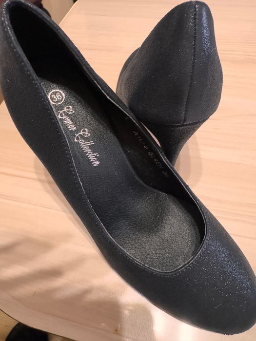 Елегантни обувки на ток нови 36