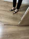 Sandale cu toc, incrucisate Zara