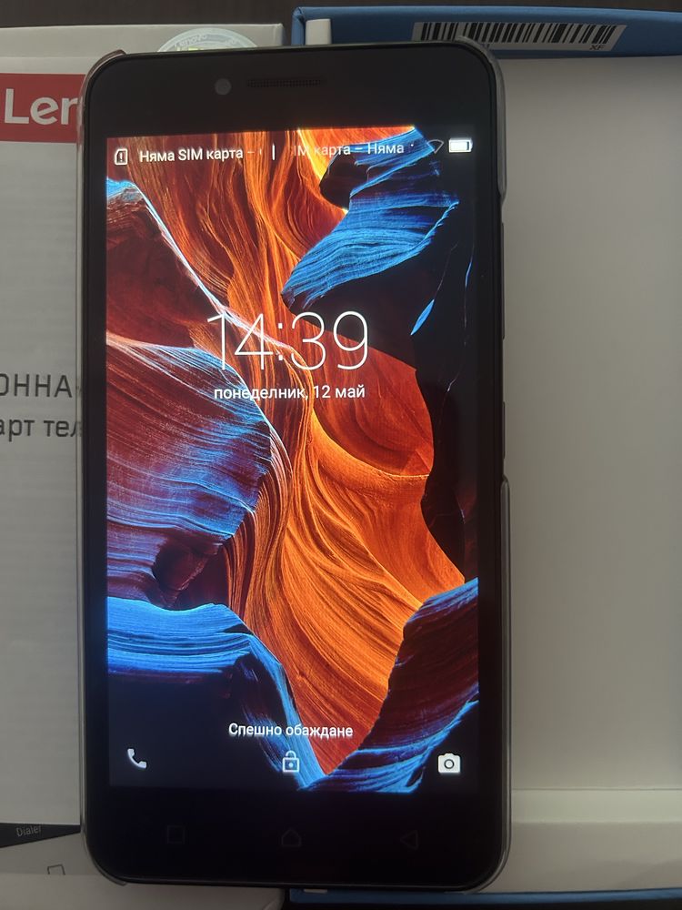Чисто НОВ Смартфон Lenovo VIBE K5, Dual Sim, 16GB, 4G,сив