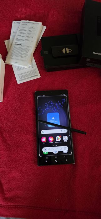 Samsung Galaxy S23 Ultra 512GB 12GB RAM Black ПЪЛЕН КОМПЛЕКТ!
