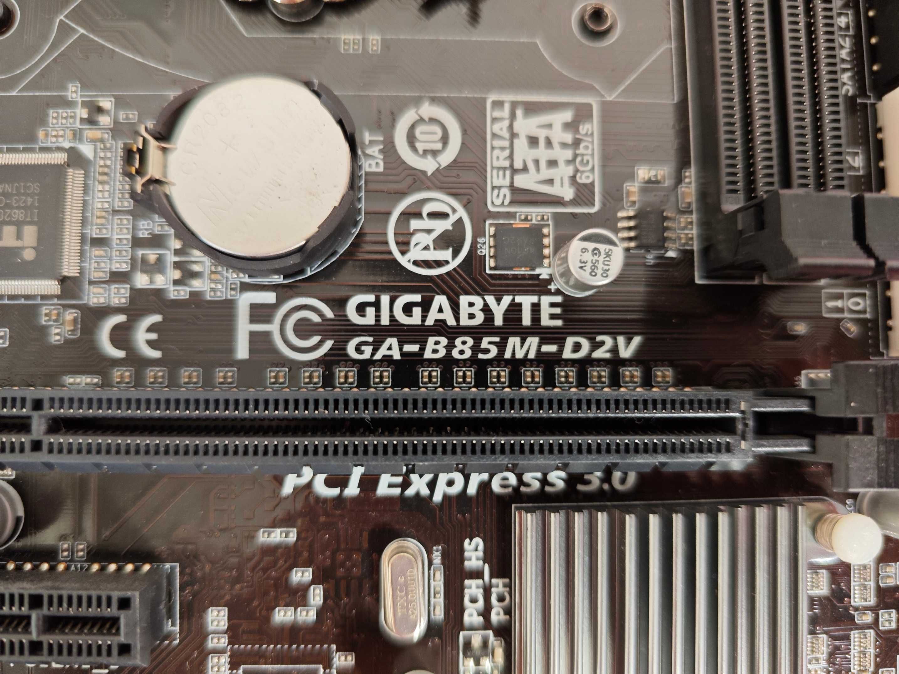 [LGA 1150] Дънна платка, дъно Gigabyte GA-85M-D2V/ за intel 4th gen