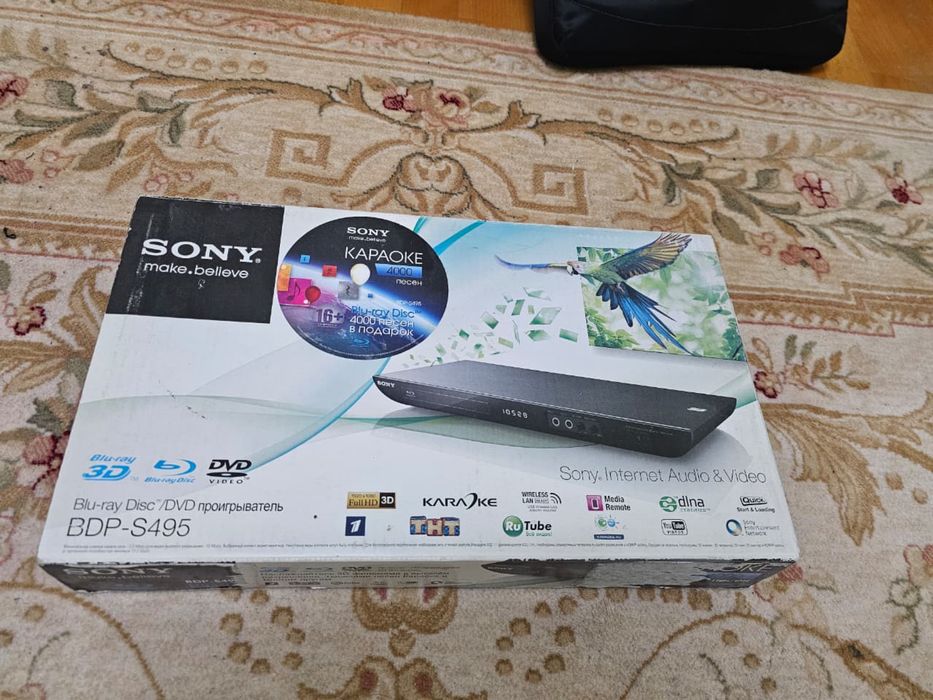 Sony BDP-S495 DVD/Blu-ray плеер+караоке