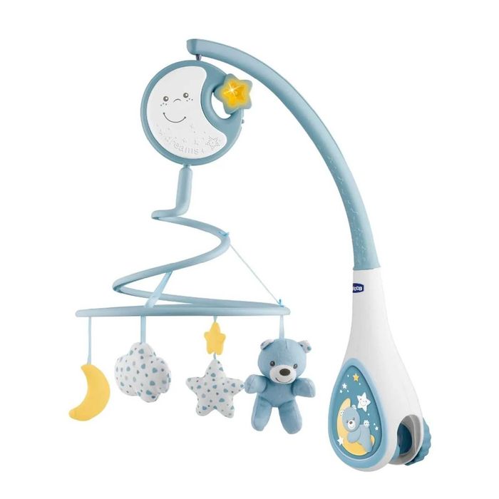 Chicco, Next2Dreams, Carusel pentru patut 3in1, albastru + CADOU