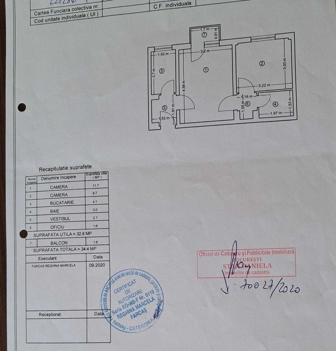 Vând  apartament  2 camere drumul taberei,  frigocom