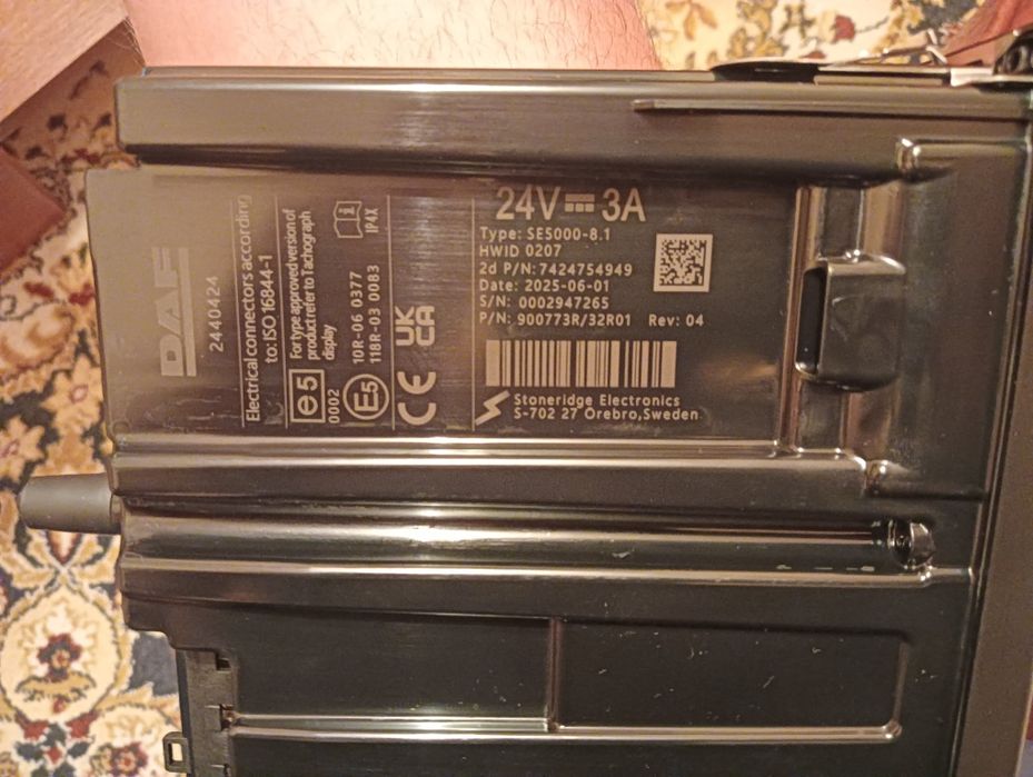 tahograf inteligent stoneridge