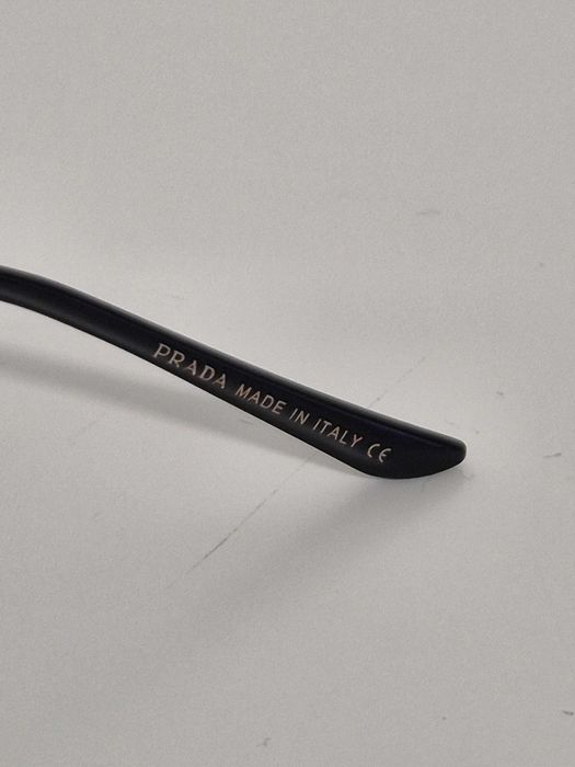 Ochelari de soare Prada Negru/Alb