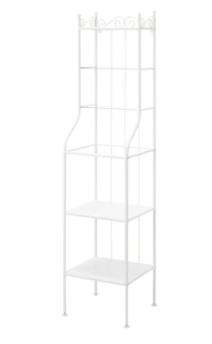 Etajera alba superba 2 bucati