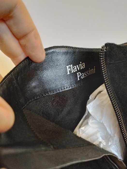 Cizme Flavia Passini, piele întoarsă 37