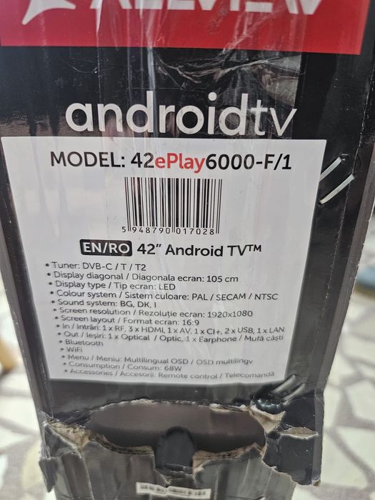 Smart Tv Allview  42 inch Nou