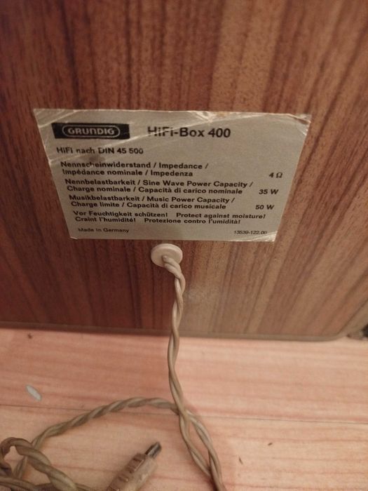 Boxe grundig box 400