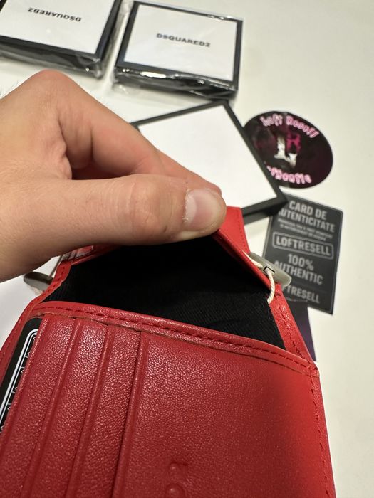 Wallet dsquared2 red